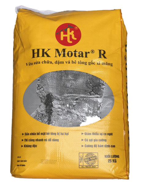 HK MOTAR ® R - VỮA SỬA CHỮA, DẶM VÁ GỐC XI MĂNG POLYME CÔNG NGHỆ CAO